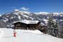 Winter Skihütte Hochbrand