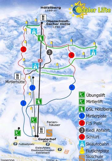 Skigebied Gaaler Lifte