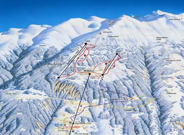 Skigebied Staldenried - Gspon
