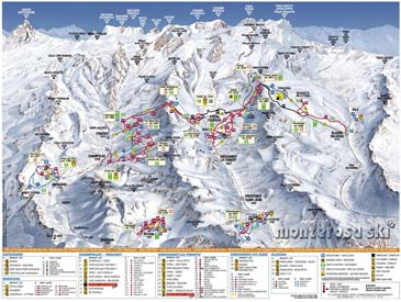 Skigebiet Monterosa