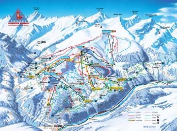 Ski Resort Obersaxen Mundaun Val Lumnezia