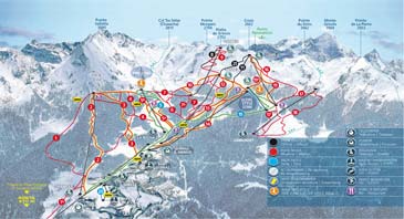 Skigebiet Pila / Aostatal