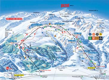 Skigebiet Pizol - Bad Ragaz - Wangs