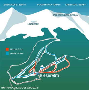Skigebiet Schizentrum Rieseralm - Obdach