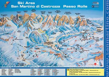 Skigebied Passo Rolle