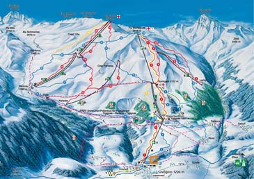 Skigebied Savognin