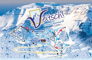 Skigebied Veitsch - Brunnalm