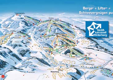 Skigebied Skilift-Karussel Winterberg