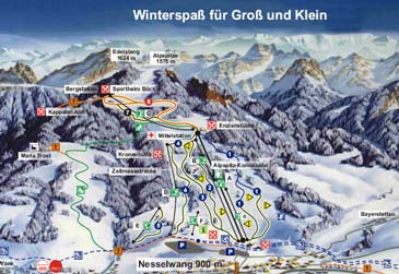 Skigebied Alpspitz / Edelsberg - Nesselwang