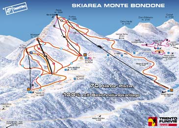 Skigebiet Monte Bondone
