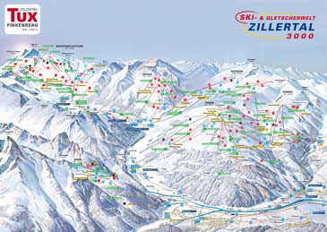 Skigebiet Ski- & Gletscherwelt Zillertal 3000