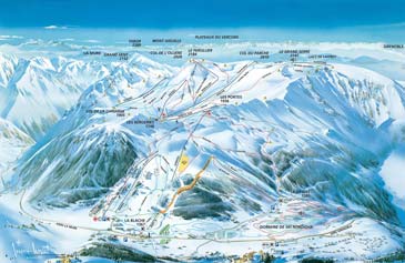 ski resort Alpe du Grand Serre