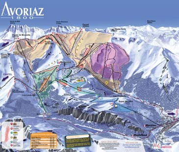 Skigebiet Avoriaz 1800 - Portes du Soleil