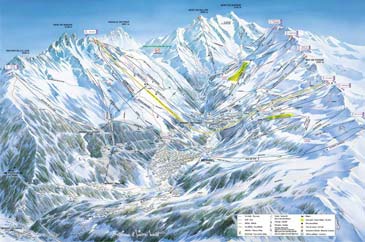 Skigebied Brides les Bains