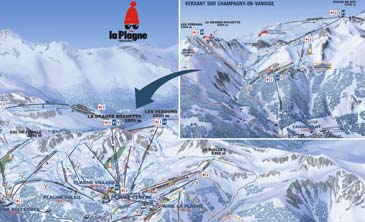Skigebied Champagny en Vanoise