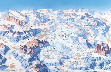 Skigebiet Civetta - Alleghe - Selva di Cadore - Val di Zoldo