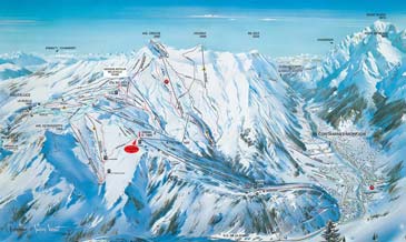 Skigebiet Les Contamines Montjoie - Evasion Mont Blanc