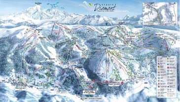 Skigebiet Crest-Voland Cohennoz - Espace Diamant
