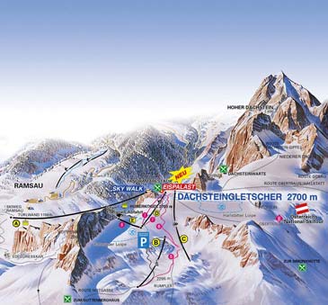 Skigebiet Dachstein Gletscher
