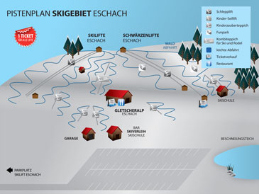 Skigebiet Schwärzenlifte Eschach