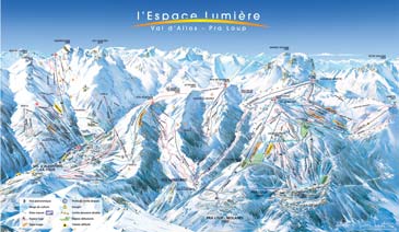 Skigebied Pra Loup - Espace Lumiere