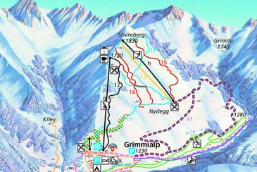 Skigebied Grimmialp