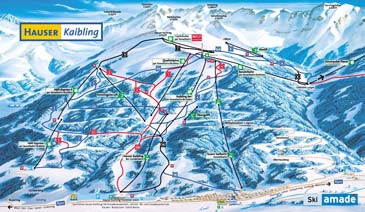 Skigebied Hauser Kaibling - Ski Amade