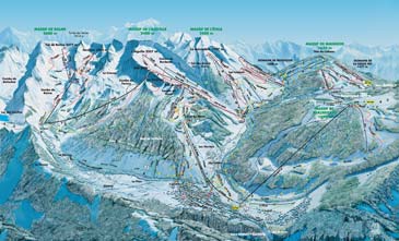 Skigebiet La Clusaz - Massif des Arravis