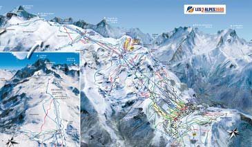Skigebied Les 2 Alpes
