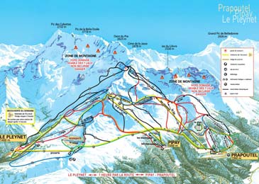 Skigebiet Les 7 Laux