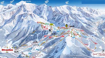 Skigebiet Les Houches - Chamonix Mont Blanc