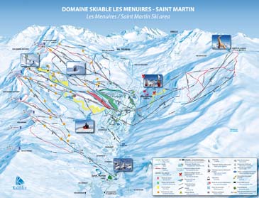 Skigebiet Les Ménuires - Les 3 Vallées