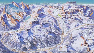 Skigebied Marmolada Gletscher