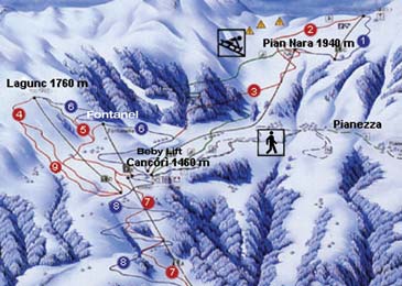 Skigebied Nara / Leontica-Cancorì