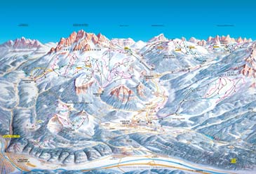 Skigebiet Ski Center Latemar - Obereggen