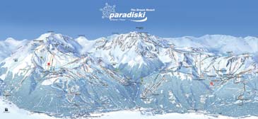 ski resort La Plagne - Paradiski