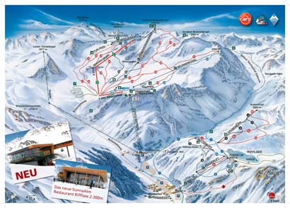 Ski Resort Pitztaler Gletscher - Rifflsee