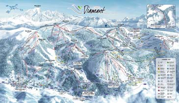 Skigebied Praz sur Arly - Espace Diamant