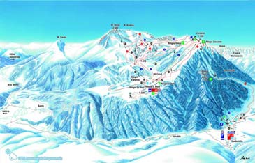 Skigebiet Ravascletto-Sutrio / Monte Zoncolan