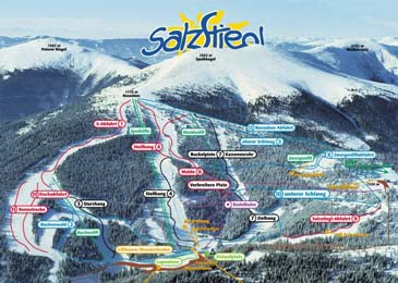 Skigebied Salzstiegl