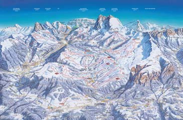 Skigebied Marinzen - Kastelruth - Seiser Alm