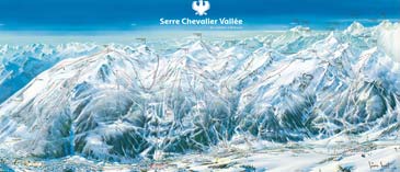 Skigebiet Briançon - Serre Chevalier Vallée
