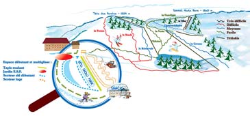 Skigebiet Saint Maurice sur Moselle - Rouge Gazon