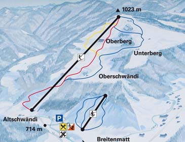 Skigebied Steg im Tösstal