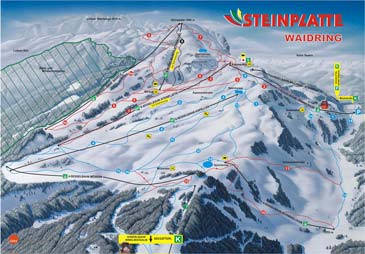 Skigebied Waidring - Steinplatte