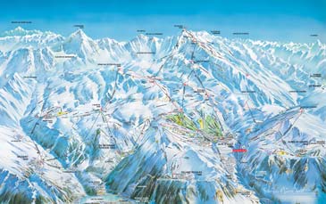 Skigebied Vaujany - Alpe d'Huez Grand Domaine