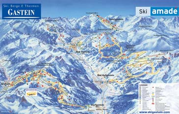 Skigebiet Bad Gastein - Ski Amade
