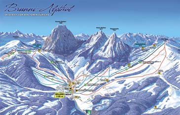 Ski Resort Skilift Brunni