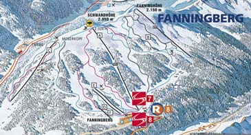 Skigebied Fanningberg - Mariapfarr im Lungau