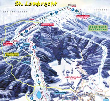 Skigebiet Grebenzen - St. Lambrecht